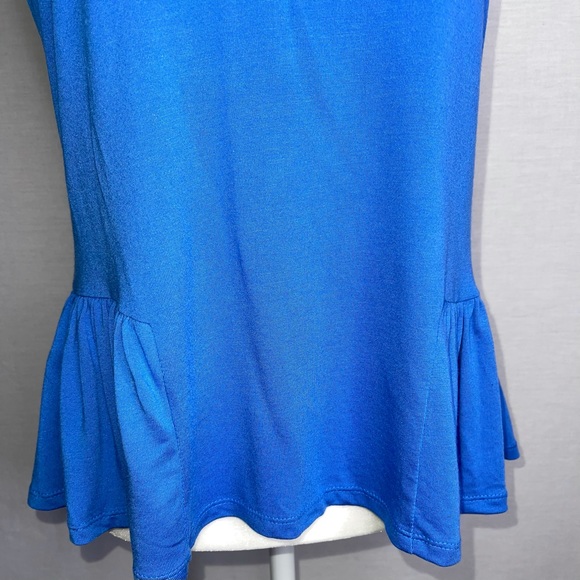 Peplum Waist Spaghetti Strap Blue - Picture 6 of 8